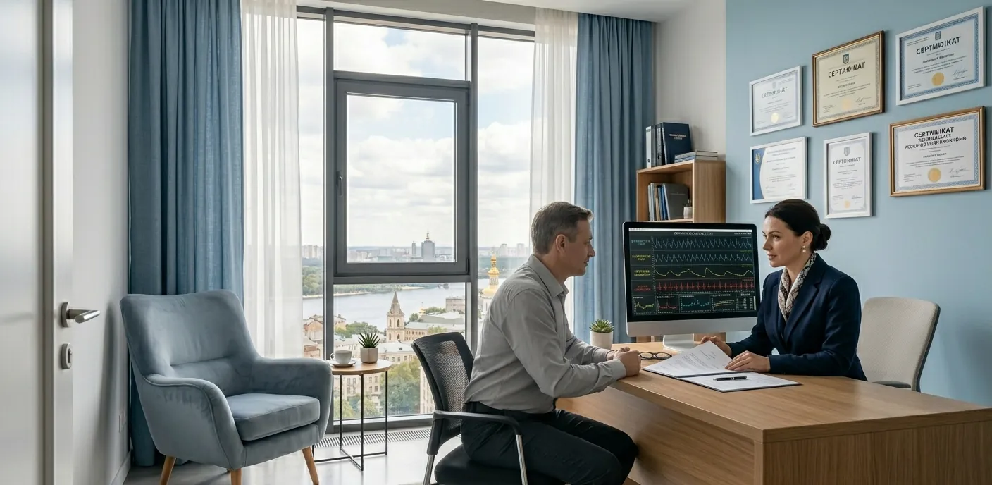 Консультация полиграфолога в Киеве - обсуждение результатов проверки с клиентом