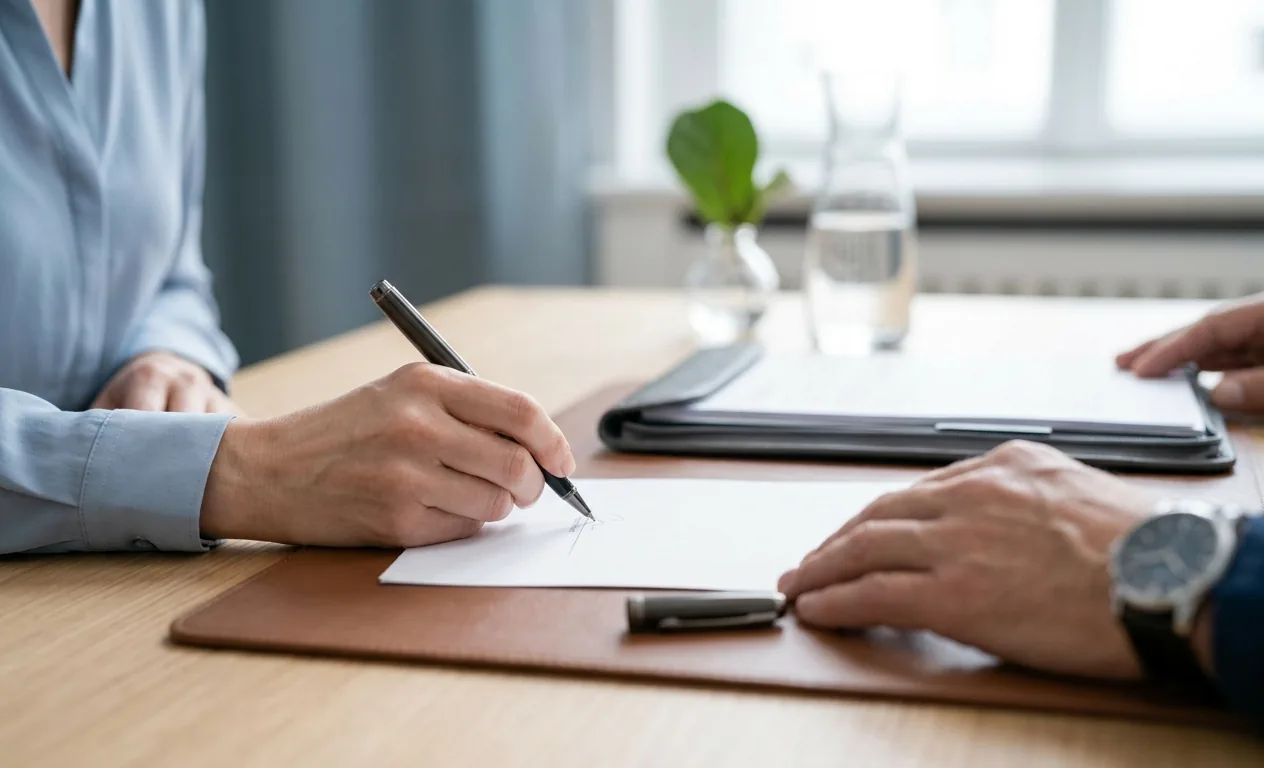 Signing a confidentiality agreement before a polygraph examination